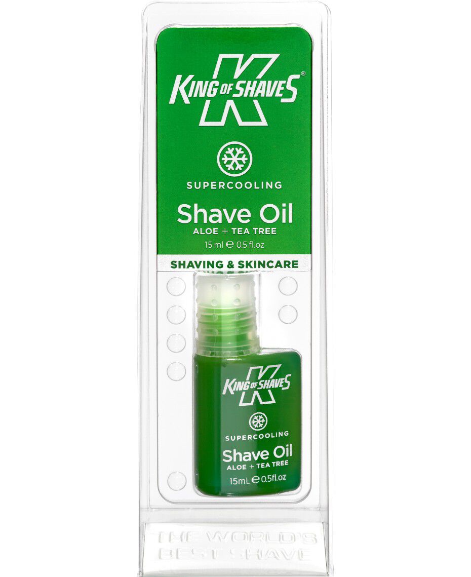 King of Shaves Cooling Shave Oil 15ml Shaver Shop